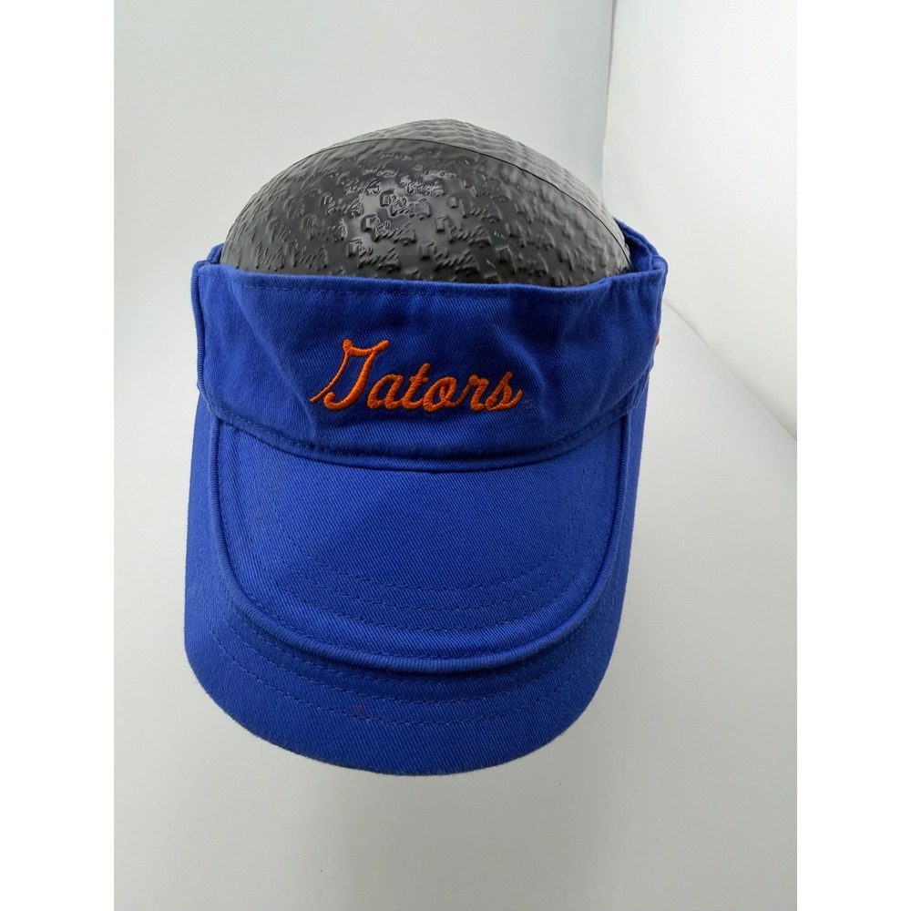 Nike Team Florida Gators Visor Blue Orange Script Adjustable Hat NCAA UF Sun Hat